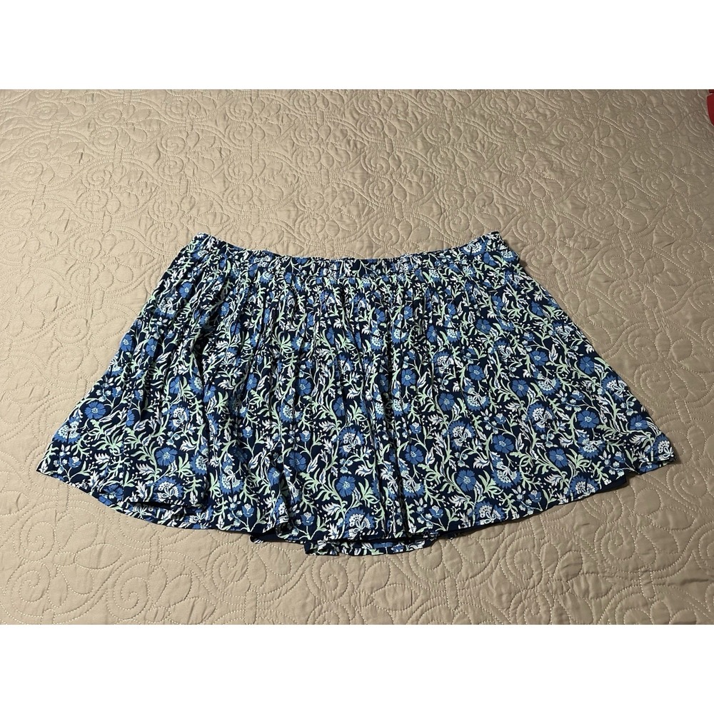 Vineyard Vines Women's Winter Floral Print Skirt Size XL 15.5"‎